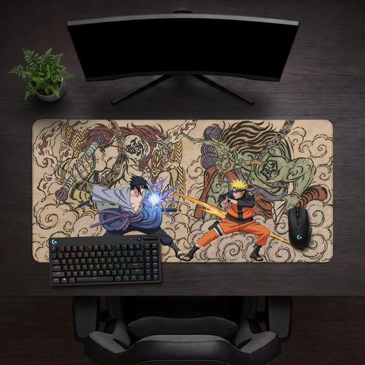 Naruto vs Sasuke Deskmat