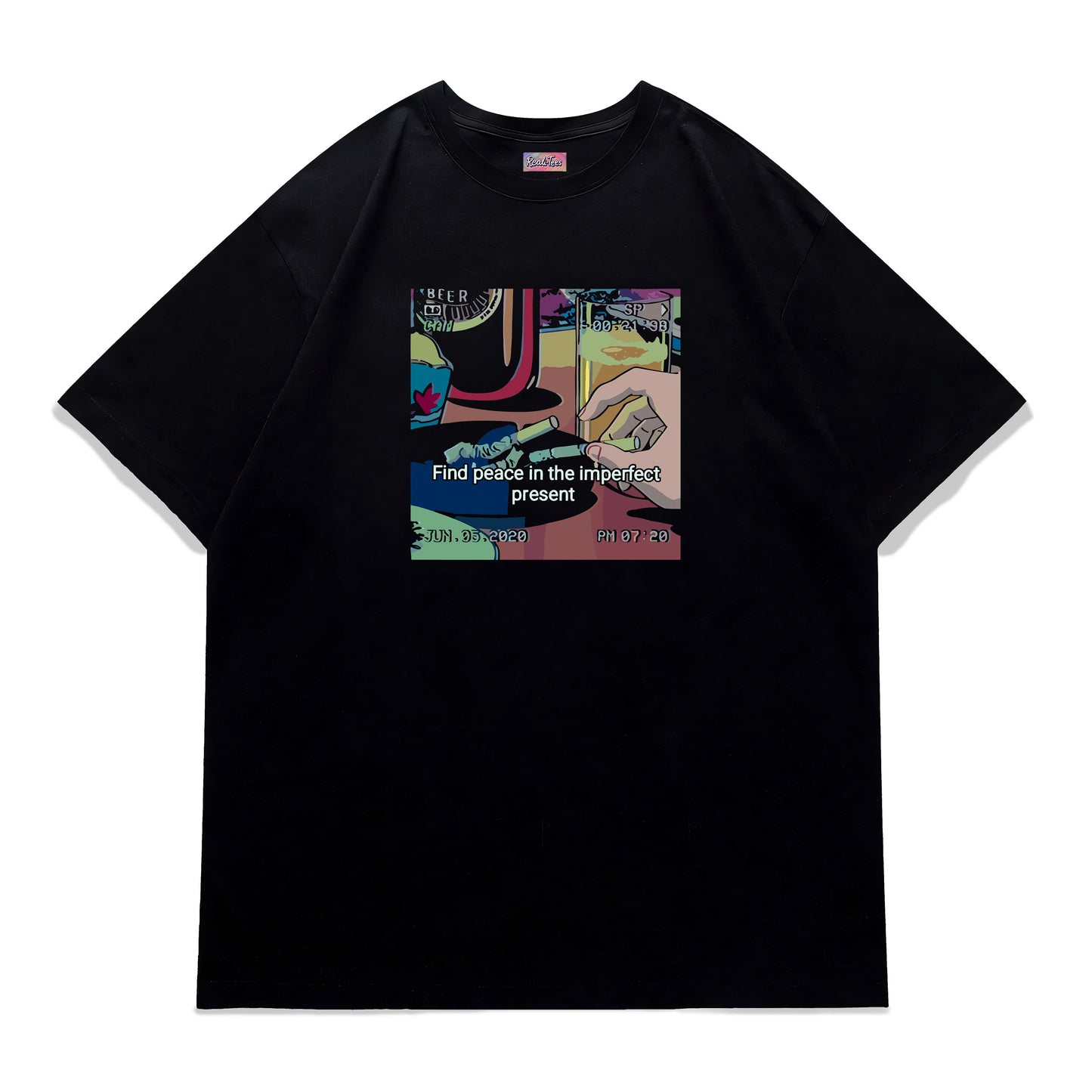 Ocean Waves Present Tee