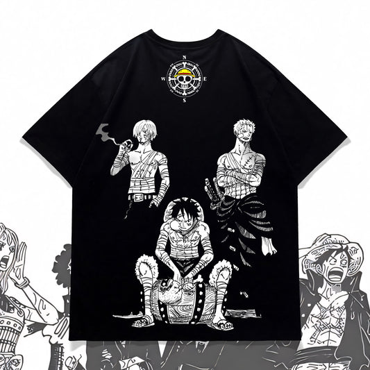 One Piece - Monster Trio Oversized T-Shirt