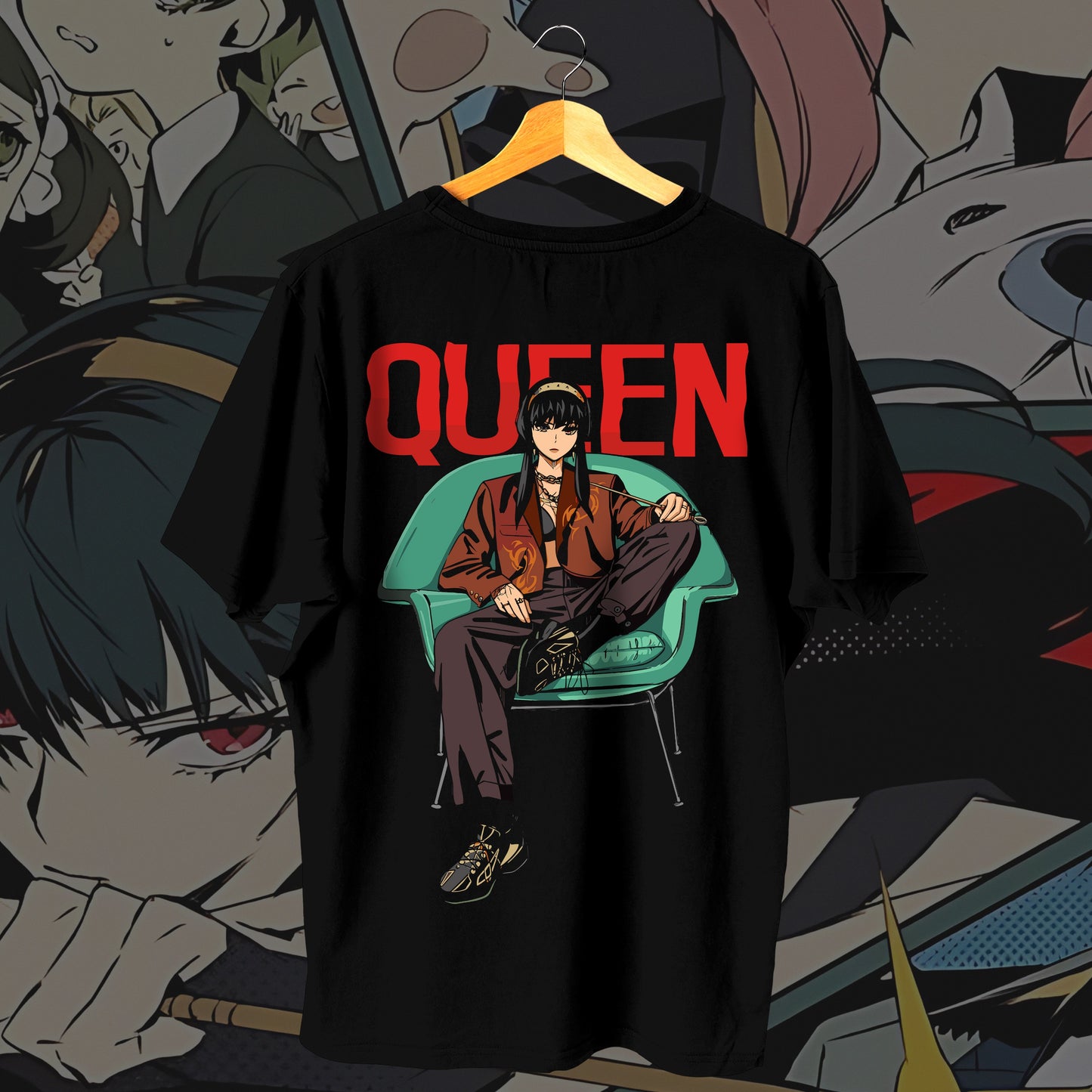 Queen Yor1 Oversized Tee