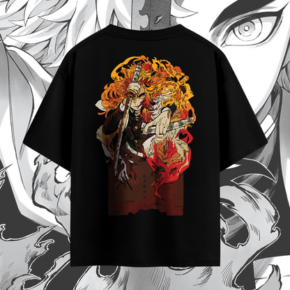 Rengoku "Set Your Heart Ablaze" Tee
