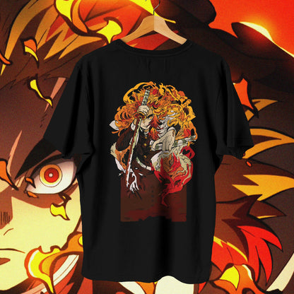 Rengoku Flames Oversized Tee