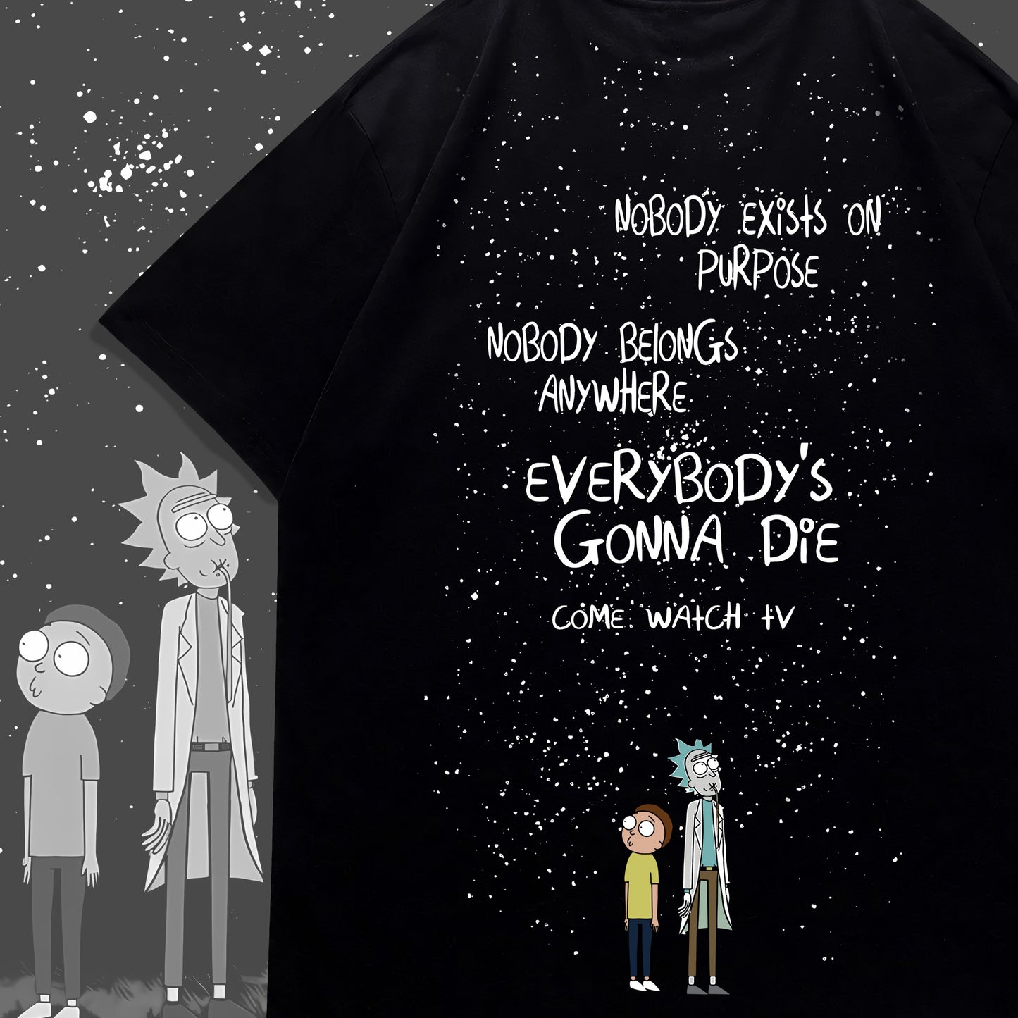 Rick & Morty Come Watch TV Tee