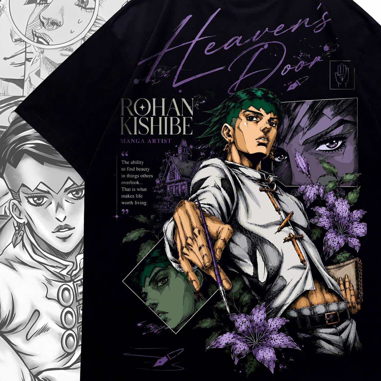 Rohan Kishibe "Heaven’s Door" Oversized Tee