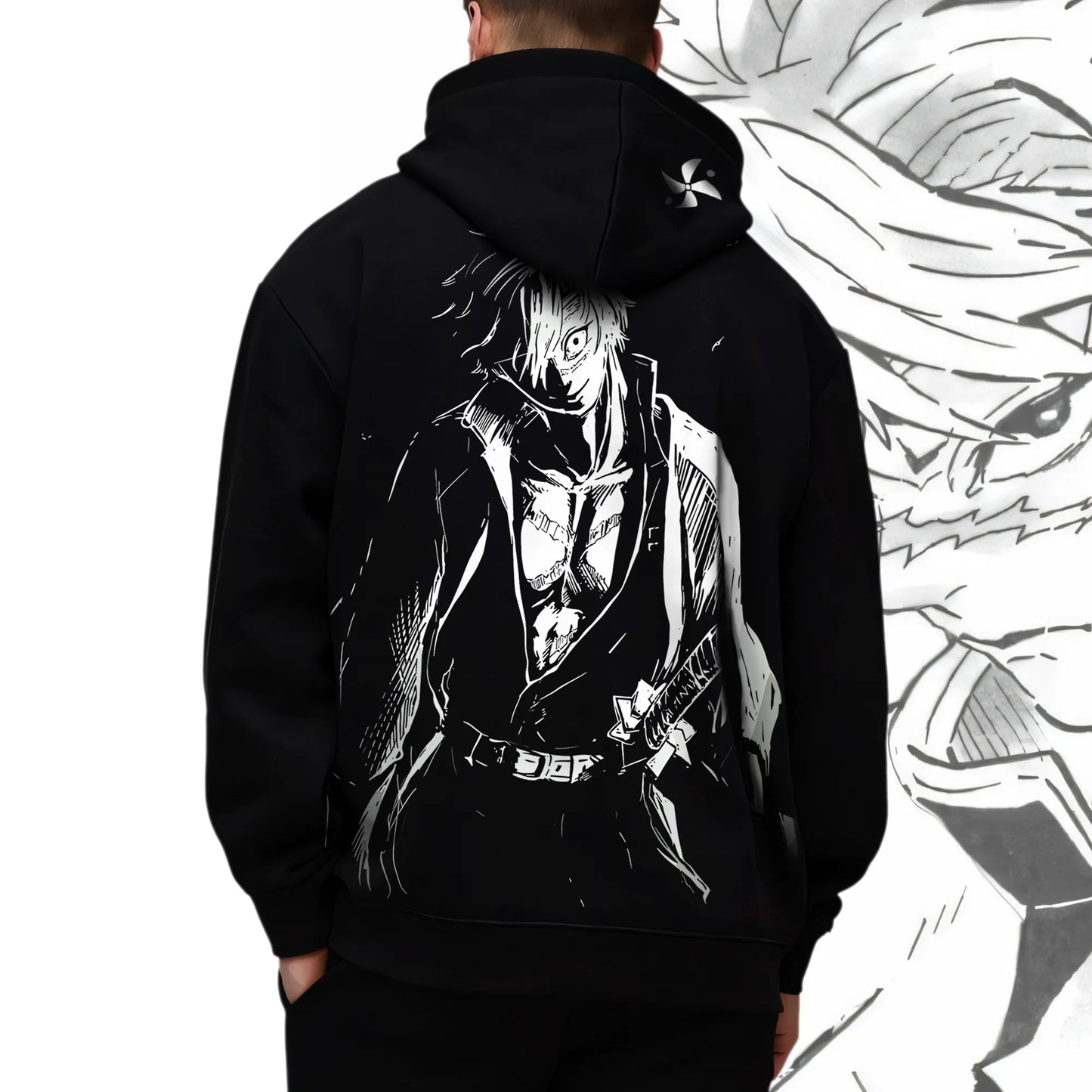 Wind Hashira Sanemi Oversized Hoodie