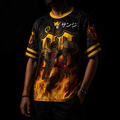 Sanji Diable Jambe Oversized Jersey