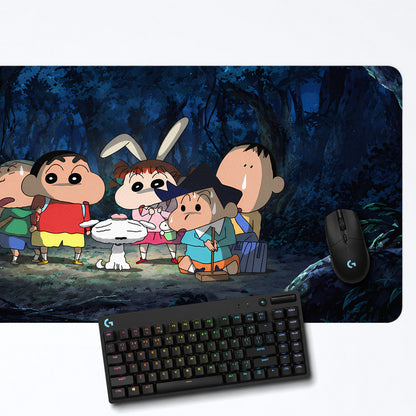 Shinchan Moonlit Forest Deskmat