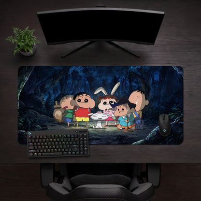 Shinchan Moonlit Forest Deskmat