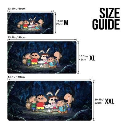 Shinchan Moonlit Forest Deskmat