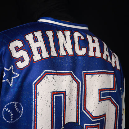 Shinchan Kasukabe Little League Oversized Jersey