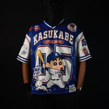 Shinchan Kasukabe Little League Oversized Jersey