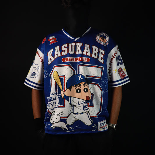 Shinchan Kasukabe Little League Oversized Jersey
