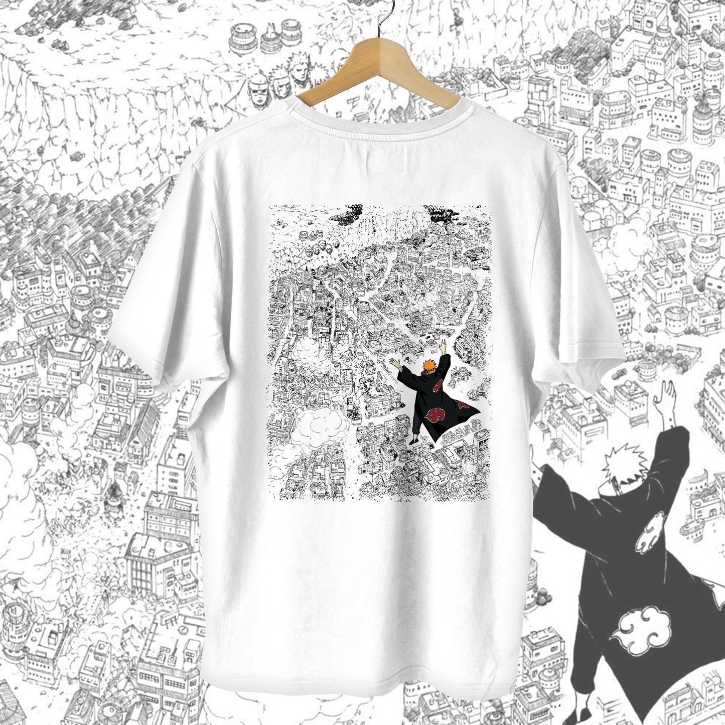 Pain Shinra Tensei Oversized Tee