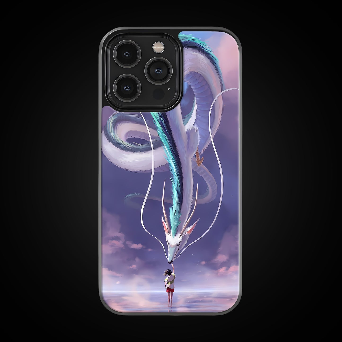 Spirited Away – Haku & Chihiro Mobile Glass Case