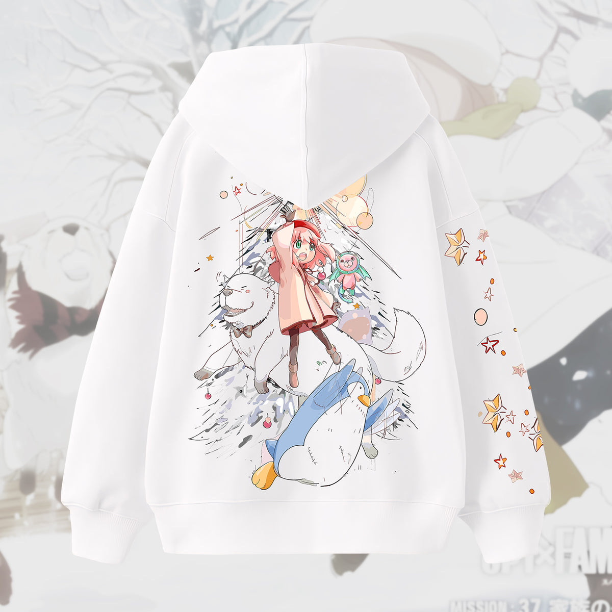 Sweat à Capuche Spy X Family Anime Streetwear Y2K - Manteau Zippé Hip Hop Mode