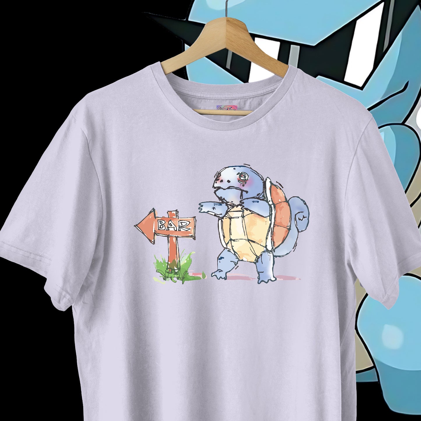 Alcoholic Squirtle Oversized Tee