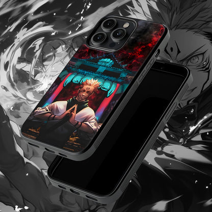 Sukuna Malevolent Shrine Mobile Glass Case