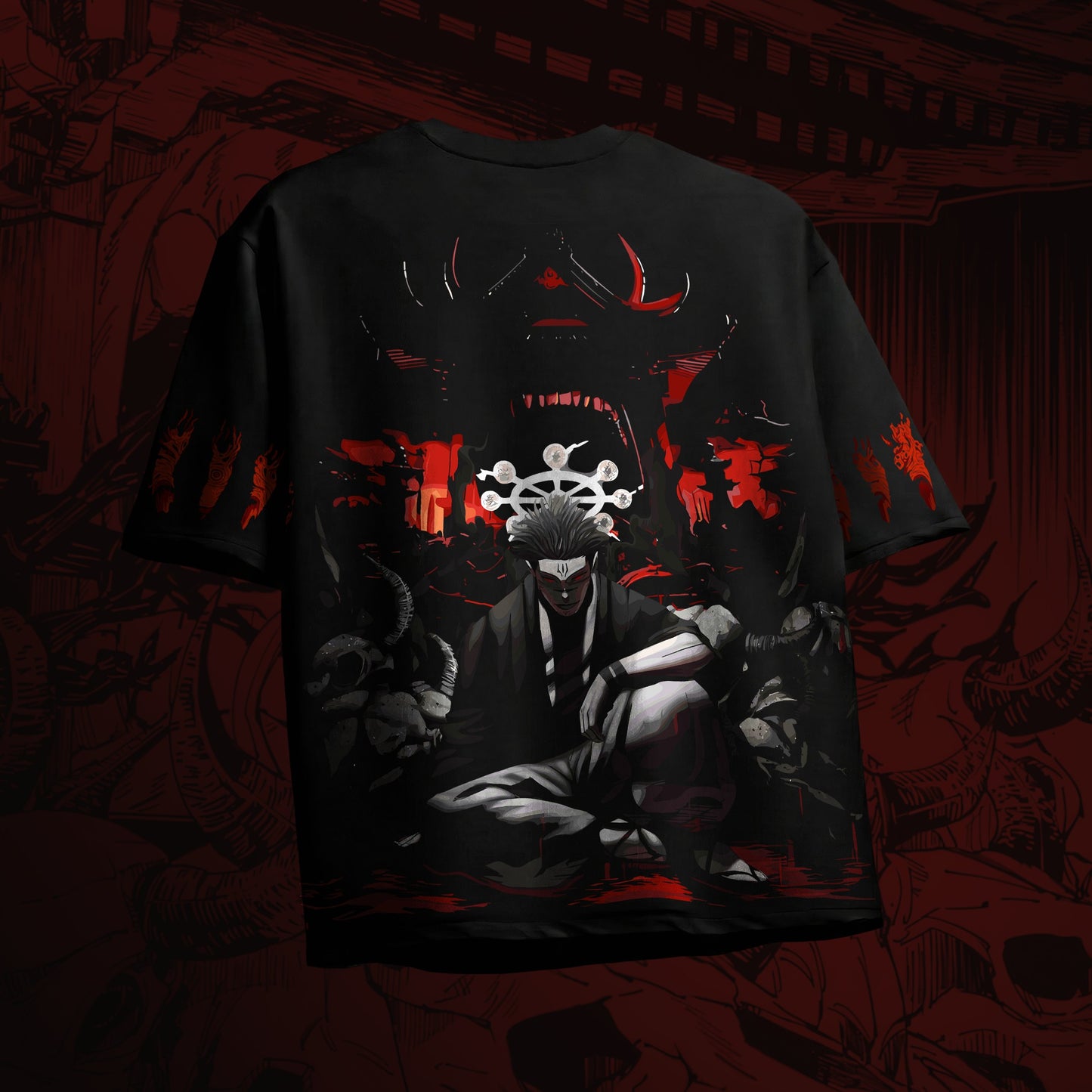 Sukuna – Ten Fingers of Calamity Oversized Tee
