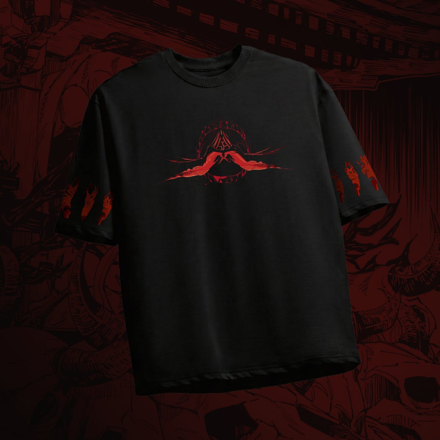 Sukuna – Ten Fingers of Calamity Oversized Tee