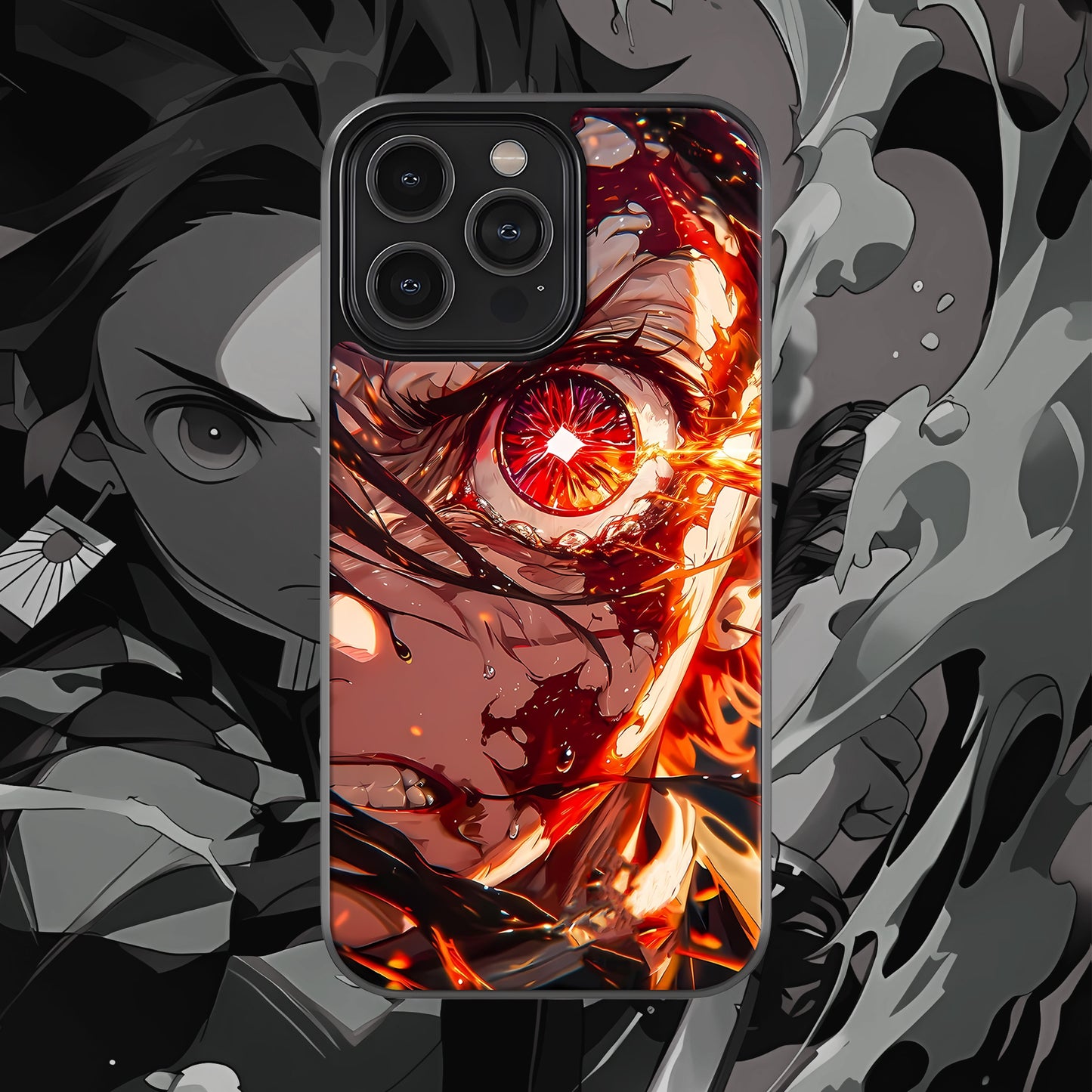 Tanjiro1 Mobile Glass Case