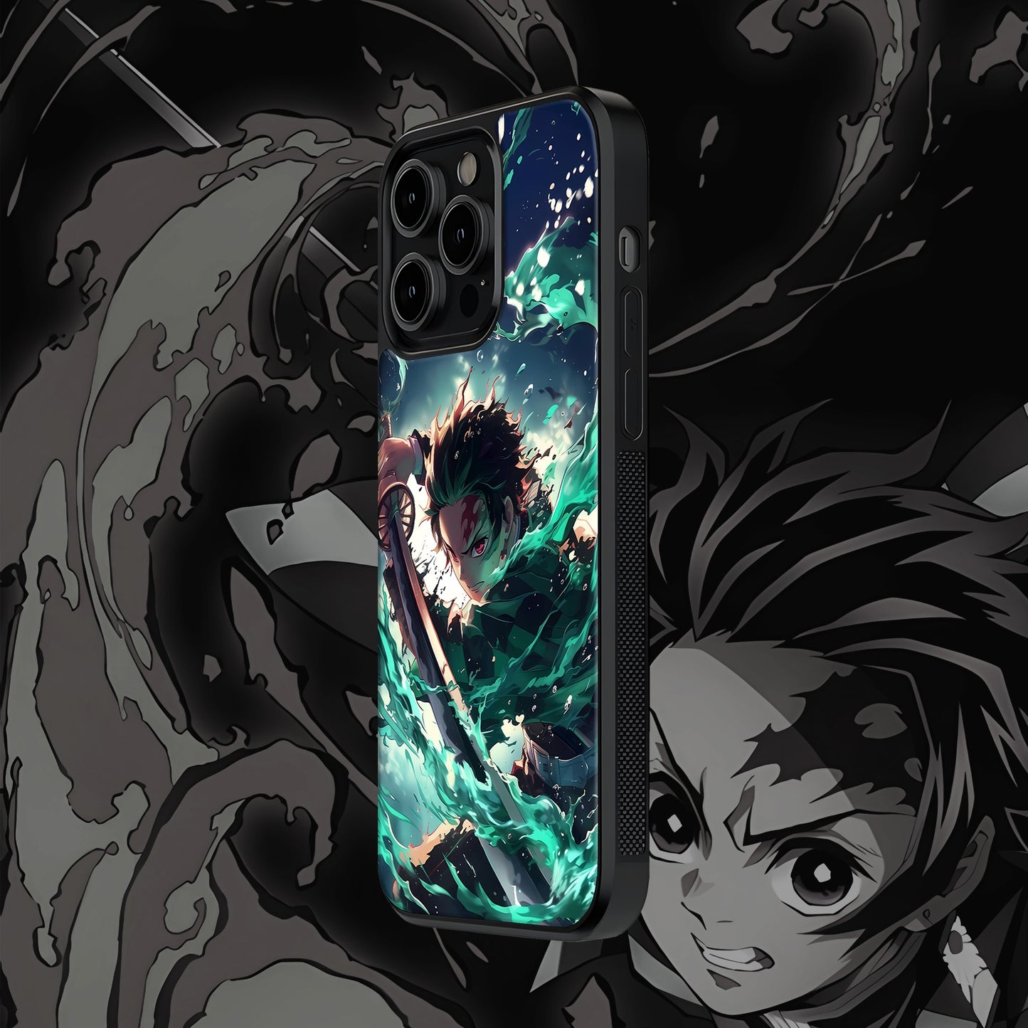 Tanjiro2 Mobile Glass Case