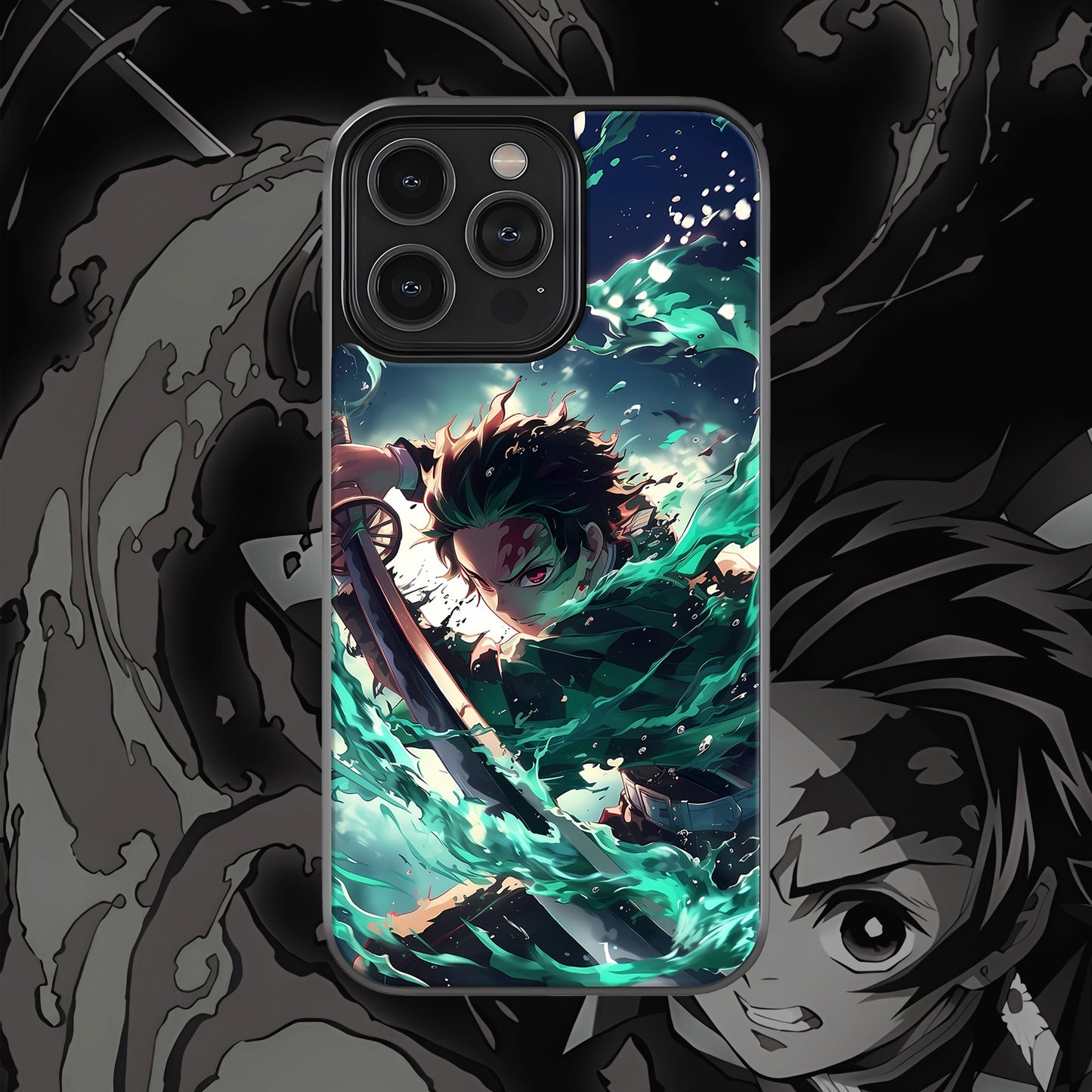 Tanjiro2 Mobile Glass Case