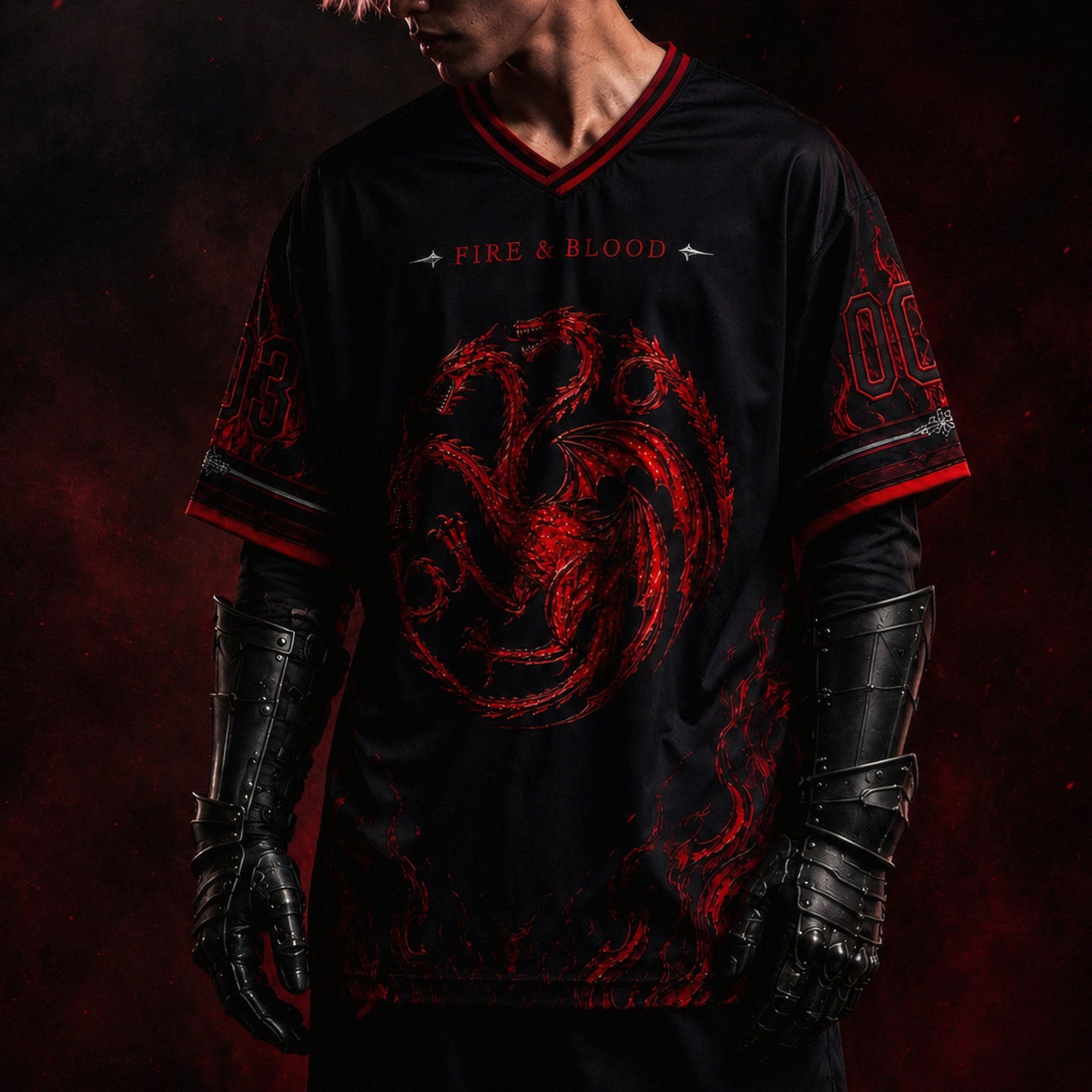 Fire & Blood Oversized Jersey