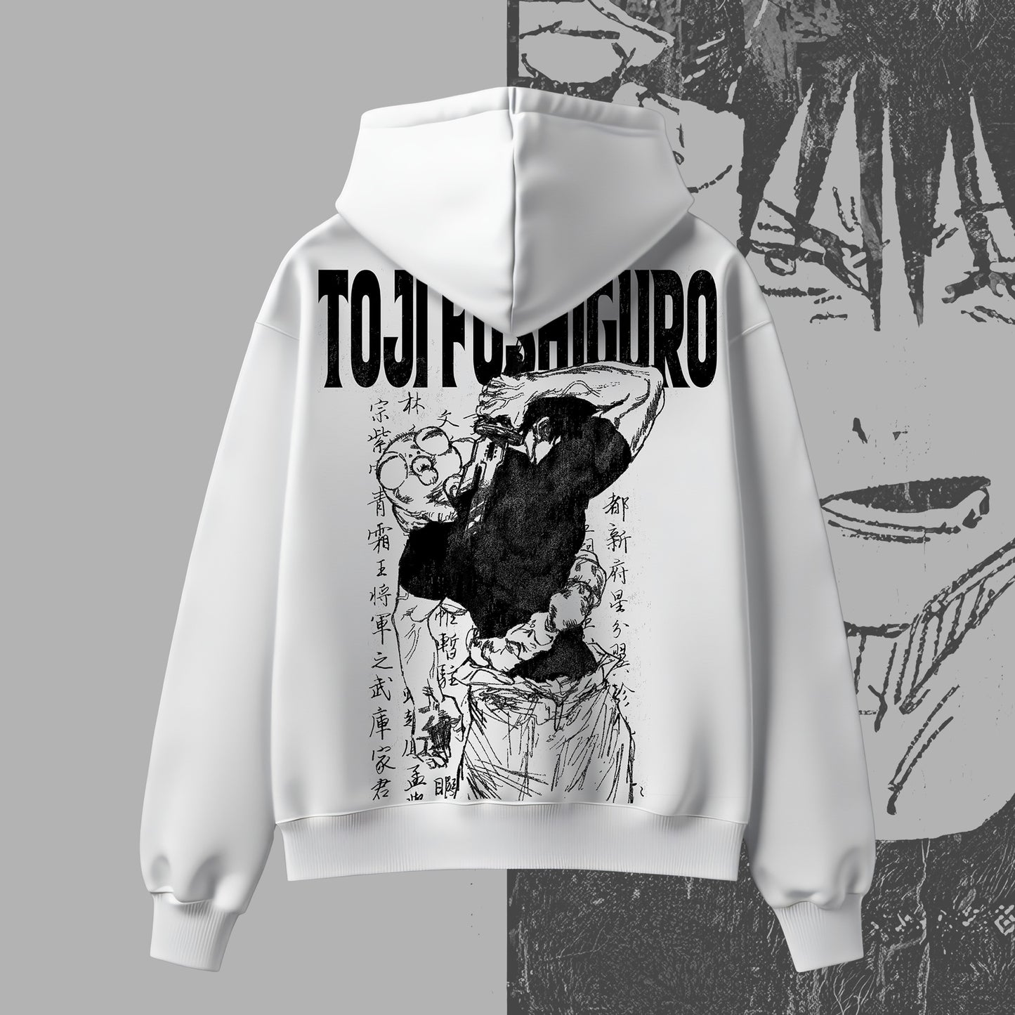 Toji Sorcerer Killer Oversized Hoodie