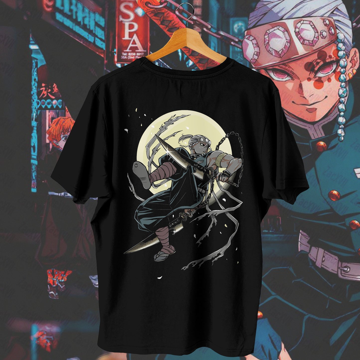 Tengen Uzui Moon Oversized Tee