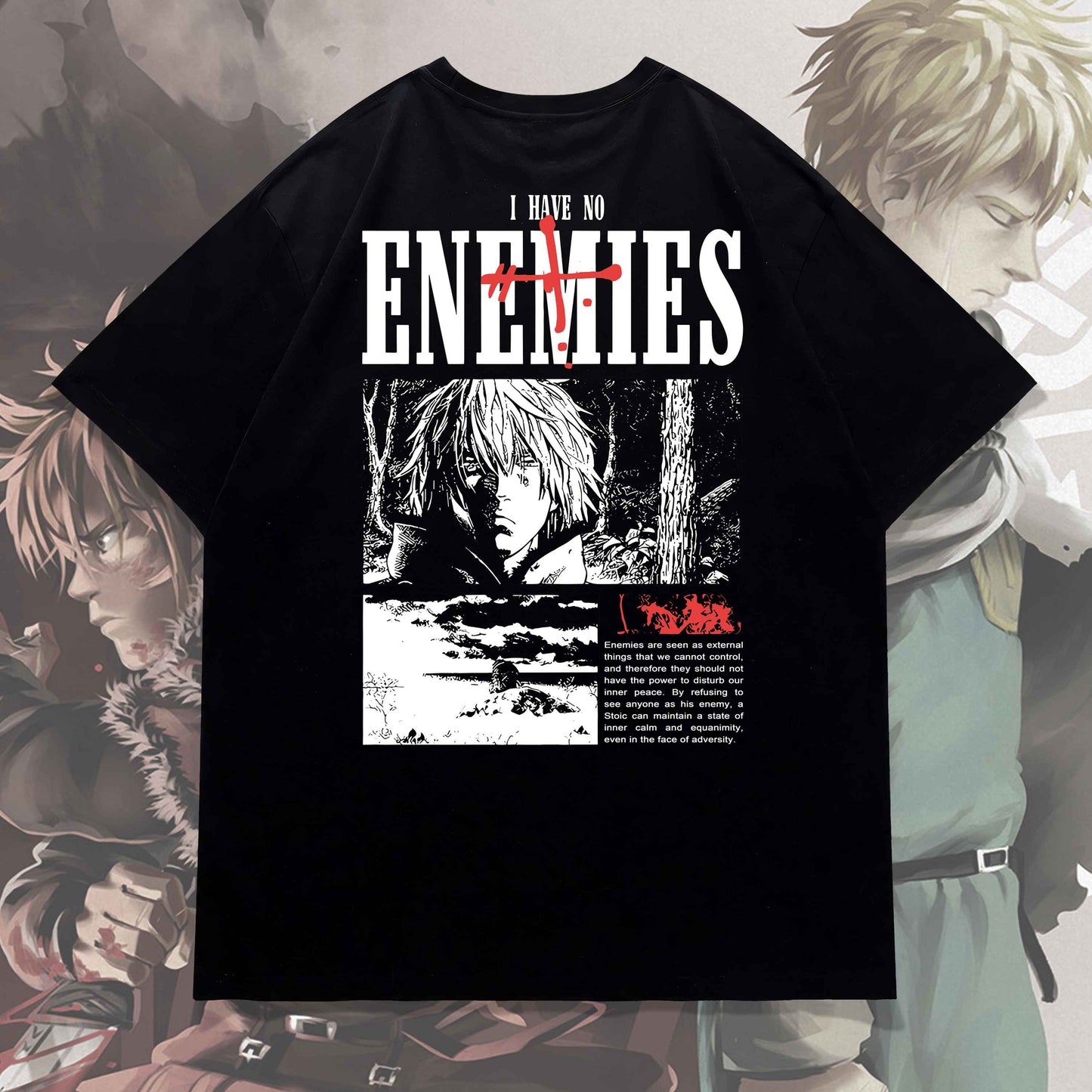 I Have No Enemies Oversized Tee