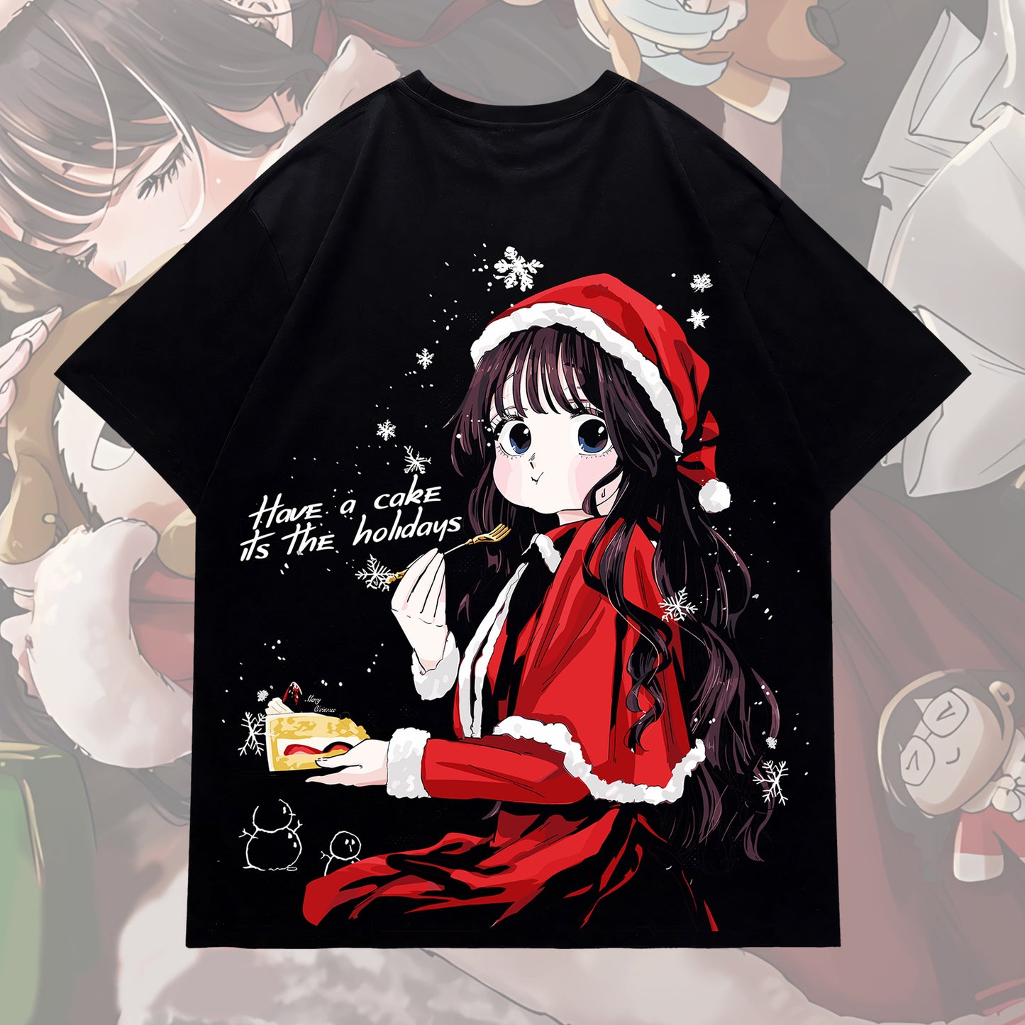 Waguri Eats Cake – Holiday Tee