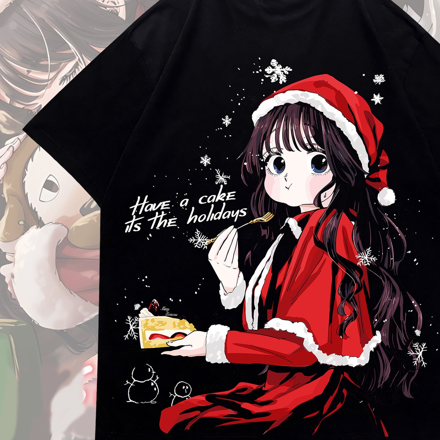 Waguri Eats Cake – Holiday Tee