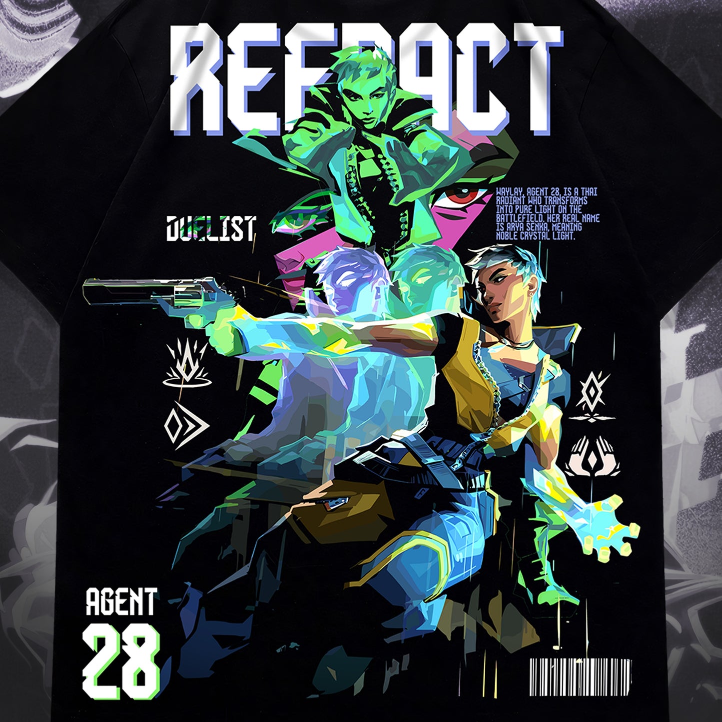 Waylay Fragment Of Light Tee