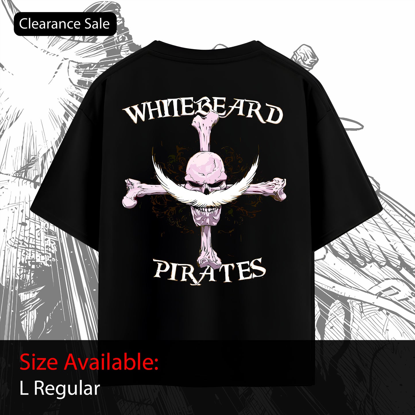 CS Whitebeard Pirates "One Piece Is Real" Tee