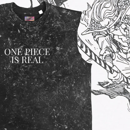 Whitebeard Pirates “One Piece is Real" Vintage Vest
