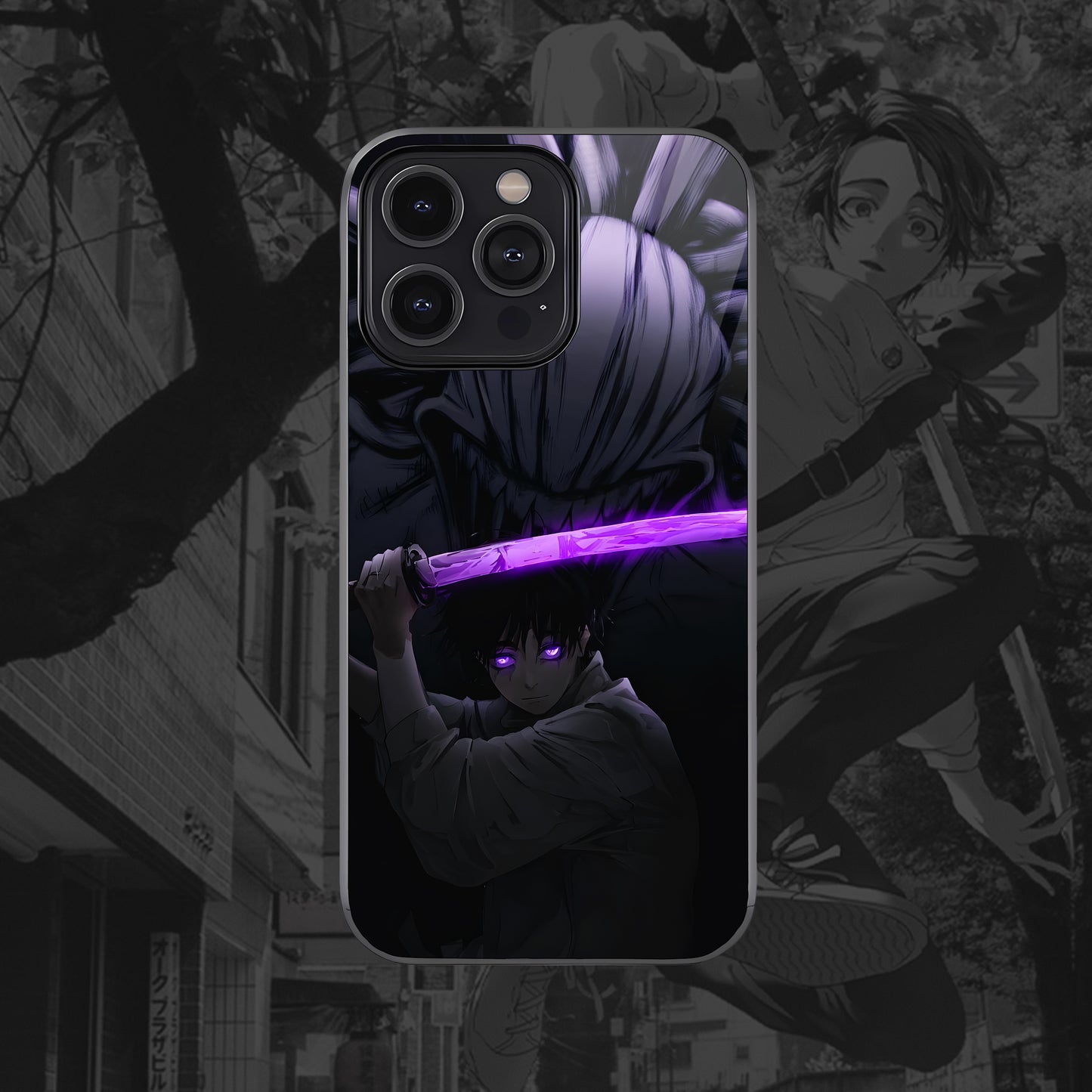 JJK Yuta Mobile Glass Case