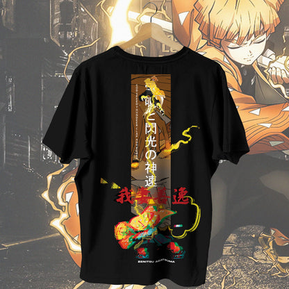 Demon Slayer Zenitsu Thunder Tee