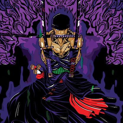 Zoro King Of Hell Poster